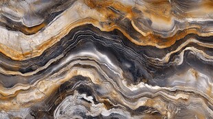 渐变抽象流体装饰画