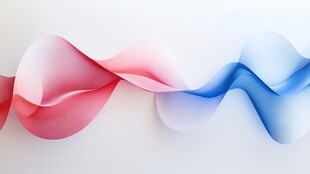 曲线线条丝带飘带流体