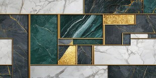 金色大理石对拼背景