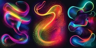 立体渐变发光体设计