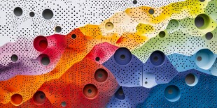 肌理彩色流体背景