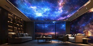 宇宙银河系背景墙