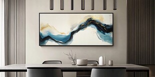 艺术流体无框画