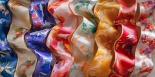 绚丽高端地产绸缎