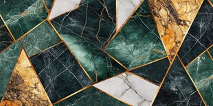 金色大理石对拼背景