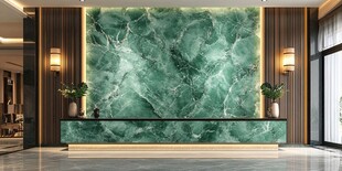 绿色轻奢大理石