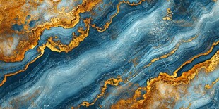 黄蓝相间大理石纹理