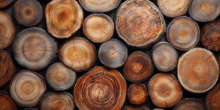 圆形木桩背景图