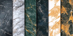 黄蓝相间大理石纹理