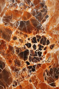 蓝色透光大理石装饰画