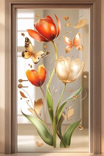 3d立体框框郁金香