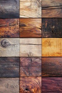 多种颜色木板木材