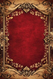 红金色欧式背景