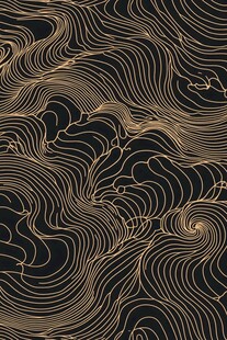 线描线形单线水纹底图