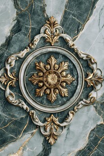 皇家蓝立体感浮雕背景