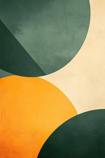 简洁大气拼色曲线纹理