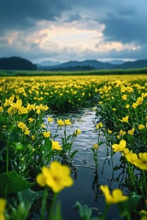 水边油菜