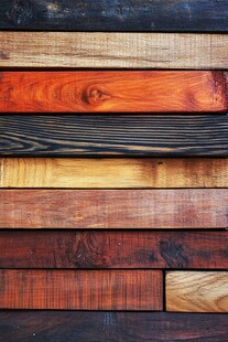 多种颜色木板木材