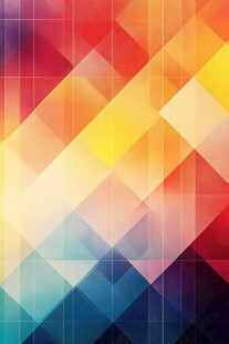 方块菱形渐变色块