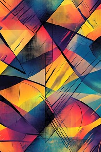 不规则炫彩背景