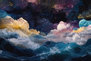 海洋流体画宇宙