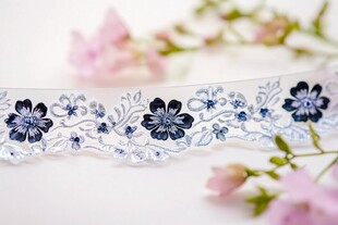 青花工艺品花边