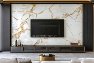 轻奢大理石背景墙