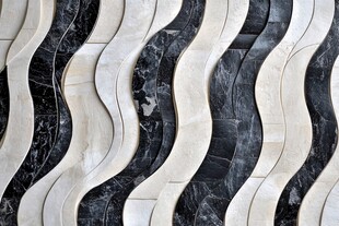 波浪形马赛克瓷砖