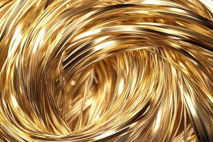 4d金色线条艺术