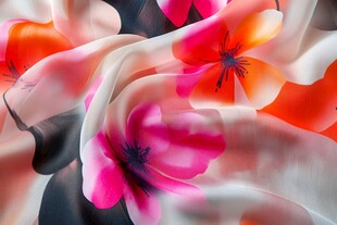 抽象花朵绚丽炫彩背景