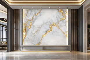轻奢大理石背景墙