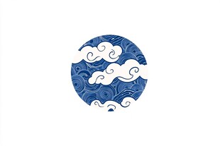 大海传统图案logo