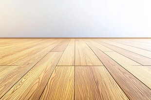 木地板房间地插图
