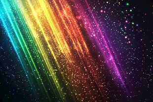 多彩绚丽星光