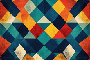 简洁大气拼色纹理