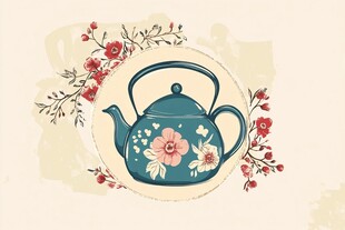 茶壶花卉