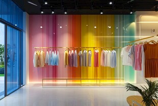 时装店面色彩