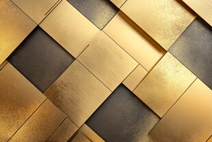 金色立体纹理背景墙