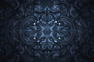 皇家蓝立体感浮雕背景