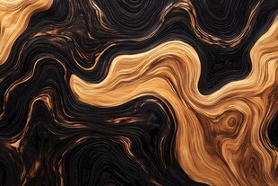 金色抽象流体纹理背景