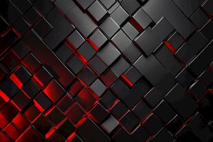 红黑晶格背景