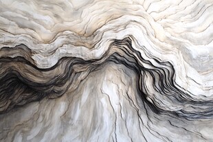 波浪形人造石吊顶