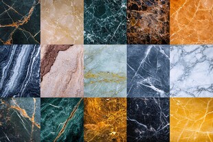 ins风格黄色大理石