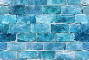 青蓝喷墨石纹砖纹