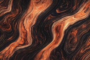 抽象波纹褐色大理石