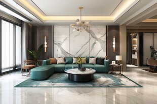 岩板客厅场景素材