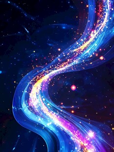 梦幻流畅曲线条