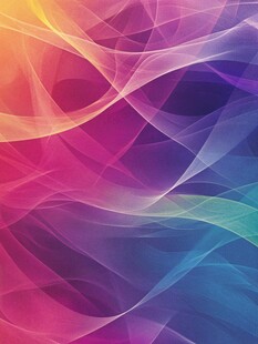 炫彩绚丽曲线条纹高雅