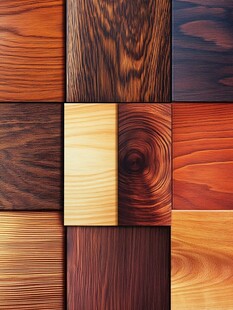 多种颜色木板木材