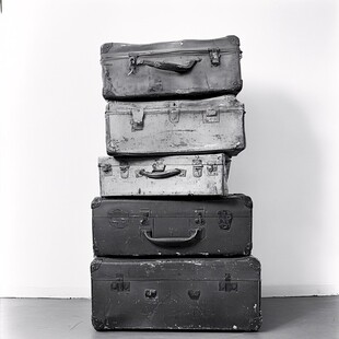 蔡畅赴法时的皮箱